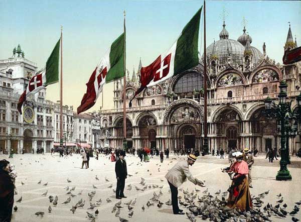 Площадь Св. Марка Венеция 19 век